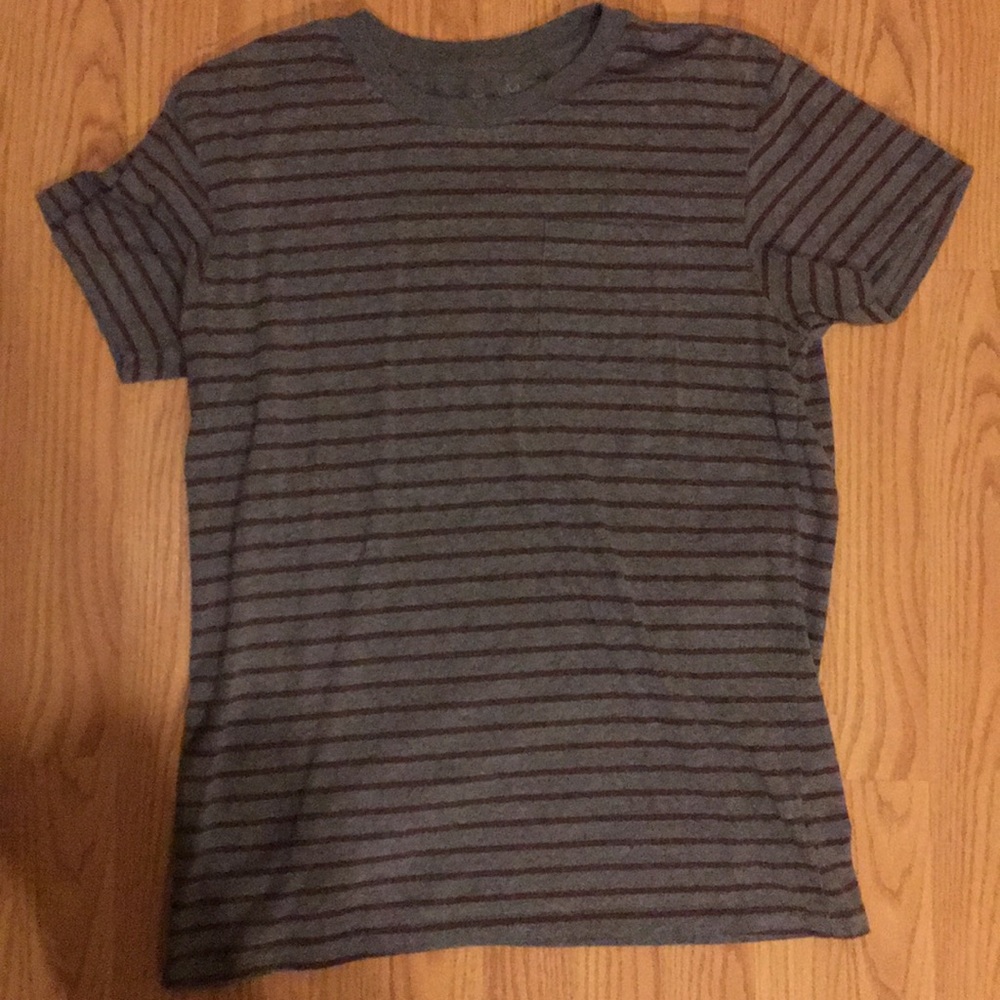 Striped Pocket Tee SS